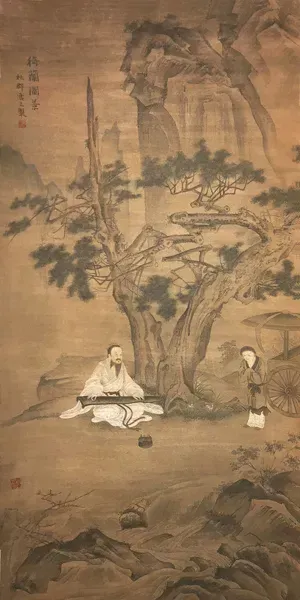 Confucius sees a solitary ‘Lan'