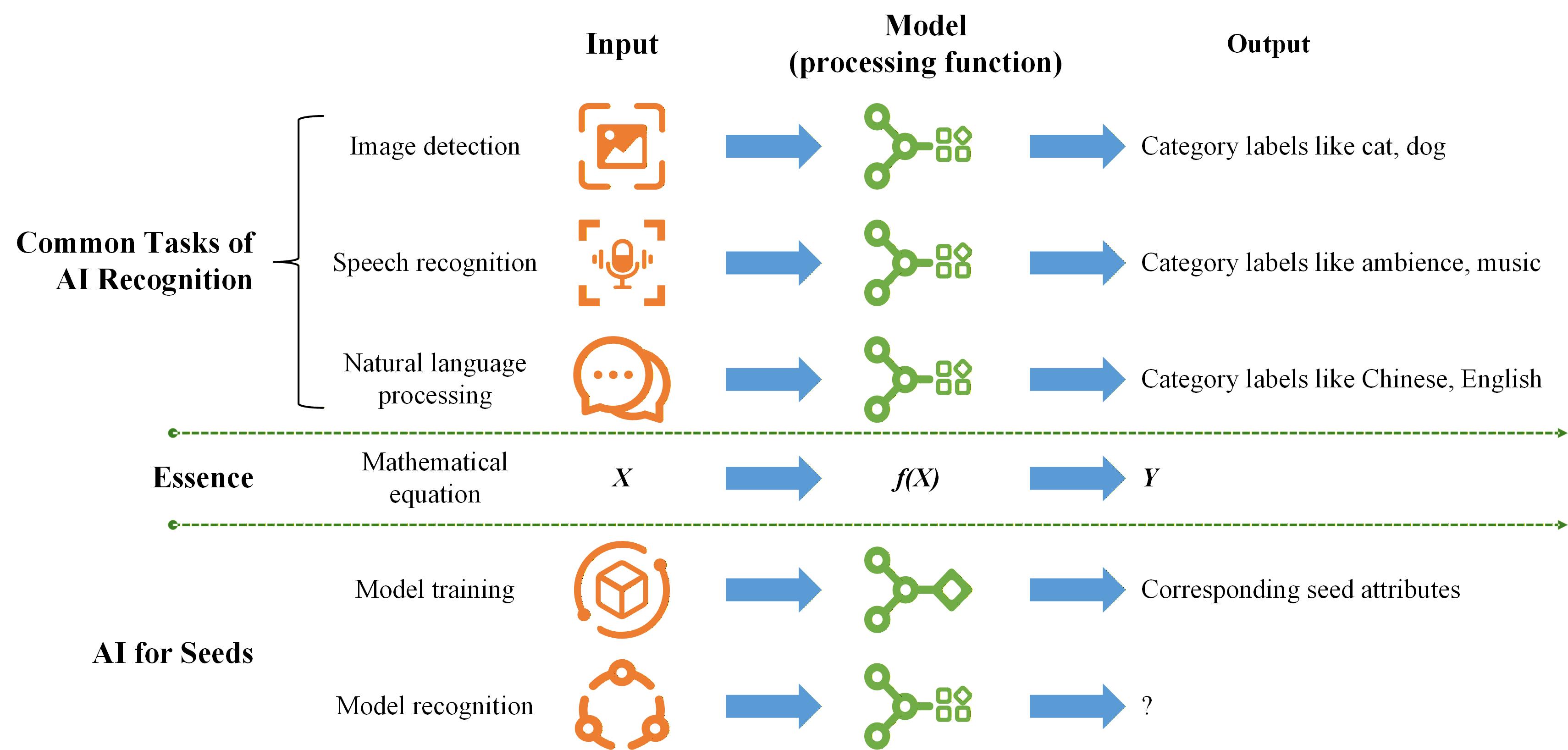 Fig. 1 Core principles of seed non-destructive detection.